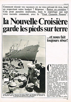 Publicité Ancienne : Journal De Bord Croisières Mermoz 'Paquet Leningrad' 1986