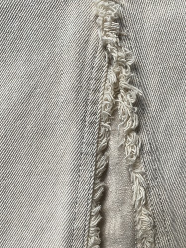 H&M Maxi Denim Skirt Cotton Cream Off White Long On Trend 14 16 44 New - Picture 3 of 24