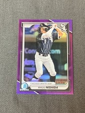 2024 Bowman Chrome Rikuu Nishida Purple Refractor /250