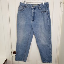 Vintage Bugle Boy 750 36x29 Blue Jeans Baggy Fit Loose 90s Skater Vtg Denim