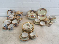 Vintage 44 PIECE Miniature Children’s Porcelain Toy Tea Set ~ Japan