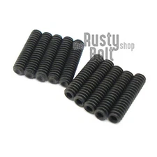 #4-40 x 1/2", Socket Set Screws Cup Point, 45H Steel, Black Oxide