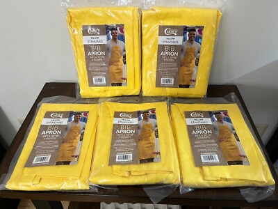 Choice Brand Aprons, Yellow Set of 5