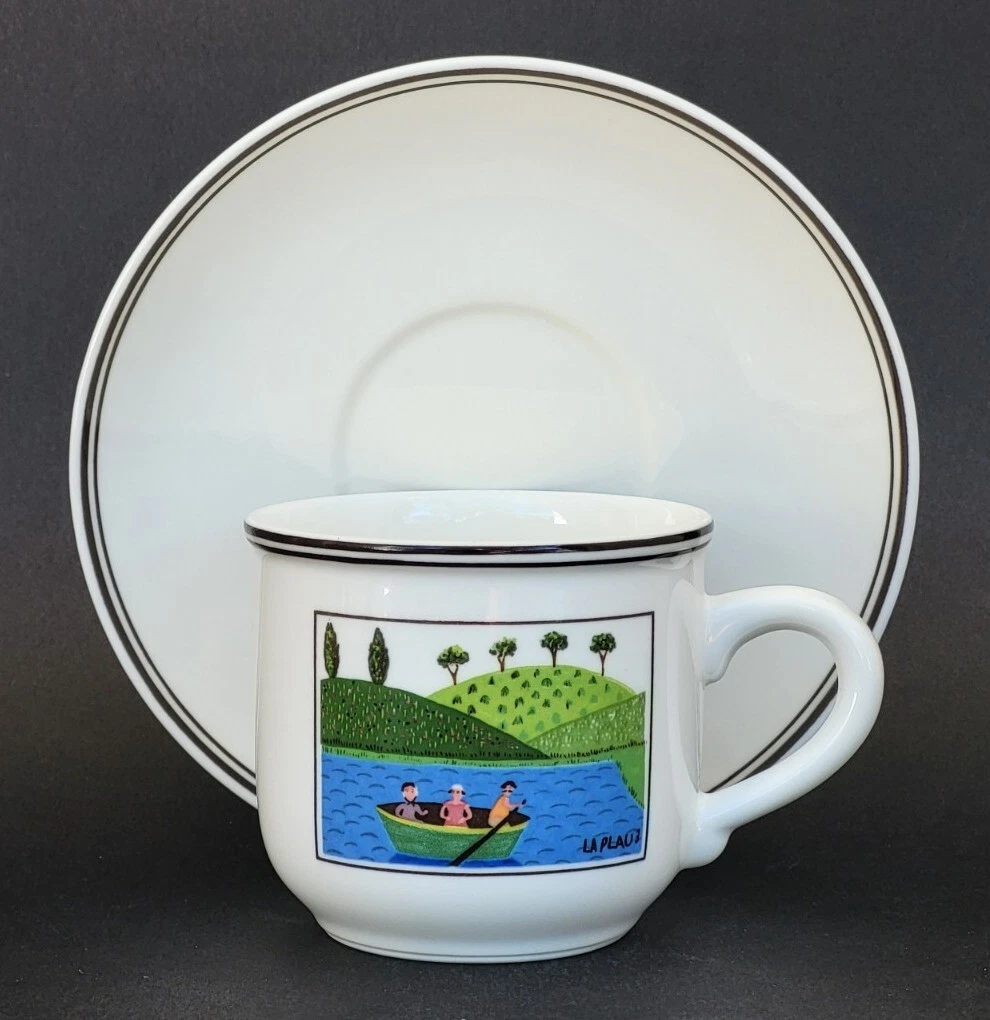 Tasse à Café Villeroy & Boch - Prénom André - Vert Pastel - Faïence