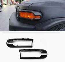 ABS Plastic Exterior Front headlight lamp cover trim For Toyota FJ Cruiser 07-22