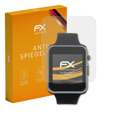atFoliX 3x Panzerfolie für Cares.Watch 4 Work Schutzfolie matt&stoßfest Folie - 第 1/8 張圖片