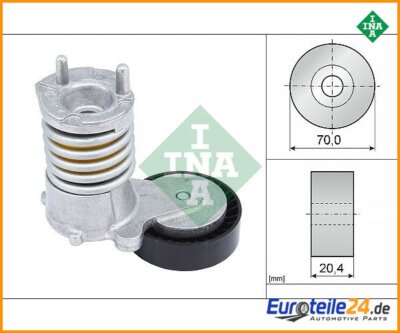 Riemenspanner, Keilrippenriemen INA 534027410 für Volvo V50