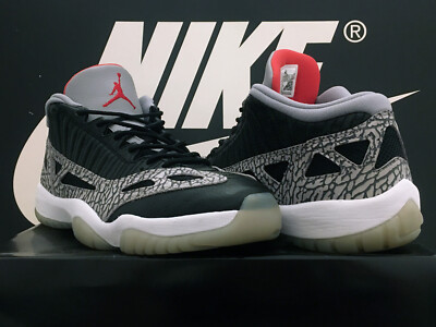 Vintage 2020 Air Jordan 11 Low IE Retro UK11 EU46 Black Cement XI Bred OG 1 3 4 RARE