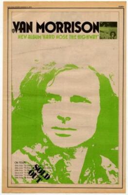 Van Morrison LP Tour advert 1973 XCVB