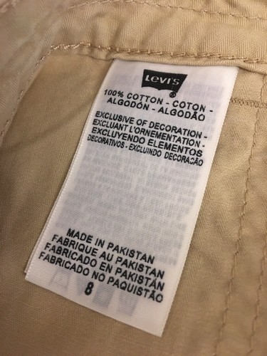 Levi's Shorts Damen Größe 8 Chino khaki neu mit Etikett - Bild 5 von 9