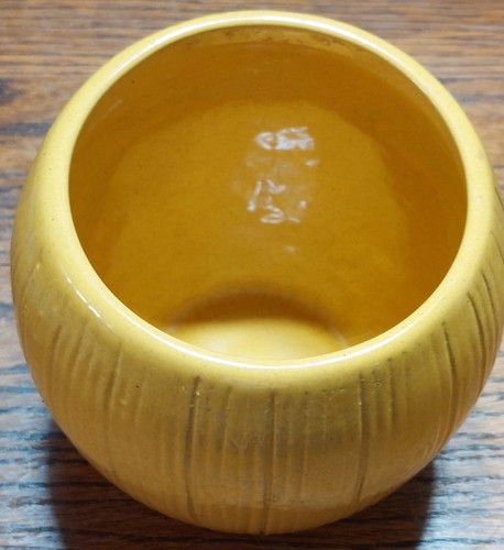 Frankoma Coconut T7 Yellow Tiki Planter - Bild 4 von 10