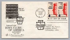 FDC Boys' Clubs of America Movement 1960 First Day Cover Build Juvenile Decency