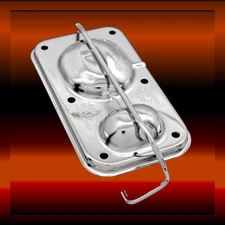 Chrome Rectangular Master Cylinder Cover For GM Chevy Oldsmobile Pontiac Buick