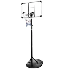Portable Basketball Hoop Height Adjustable 7.5ft - 9.2ft with 32 In Backboard