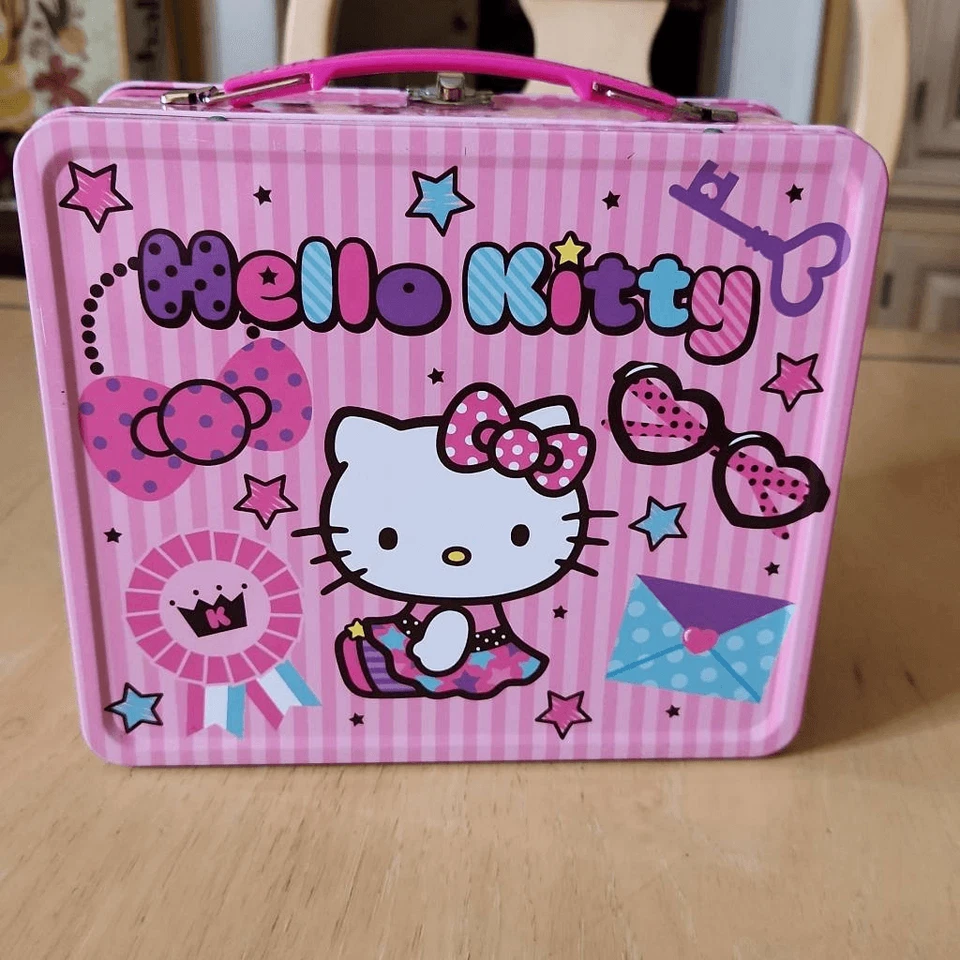 Fiambrera Hello Kitty lata rosa Foto 3 de 4
