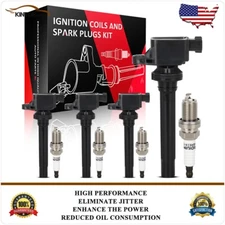 Ignition Coils & Iridium Spark Plugs For Suzuki Grand Vitara 2006-08 2.7L UF562
