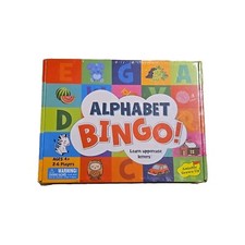 Alphabet Bingo Letter Learning Board Game New Sealed Home School Kids Game