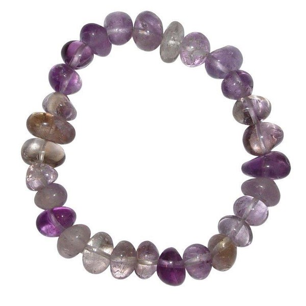 Ametrin Armband SchöNes Trommelstein Edelsteinarmband Ein Echter Hingucker Elast-image