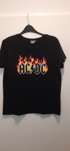 AC/DC Herren-T-Shirt schwarz Gr. M neu