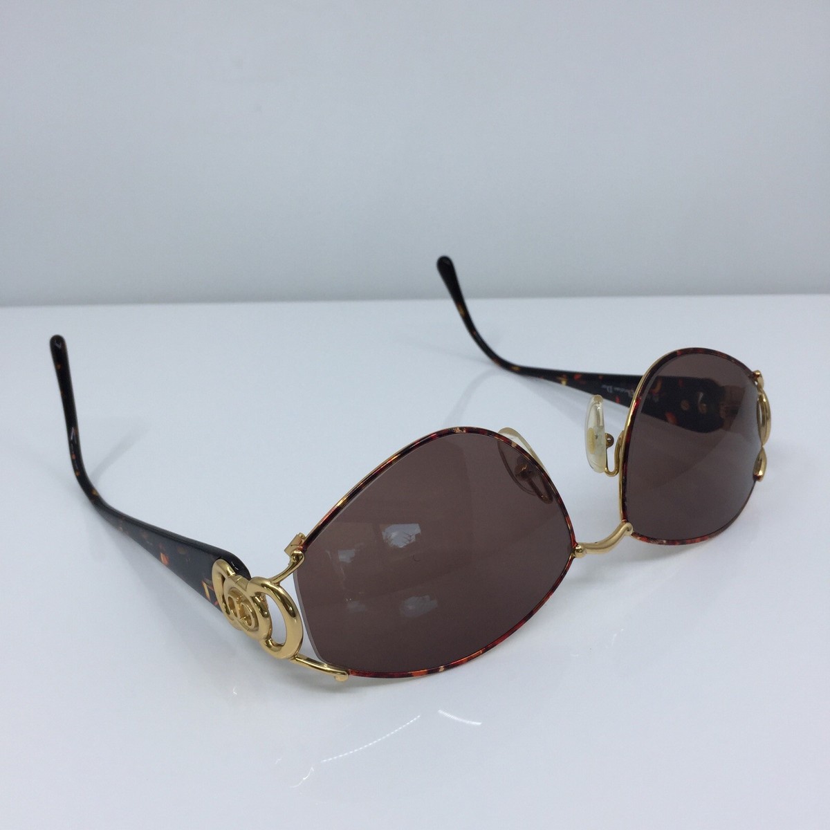 New Vintage Christian Dior CD 2844 Sunglasses C. 48 Tortoise 