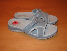Dr Scholl's Gray Slides/Sandals with Gel Cushioned heel size 6