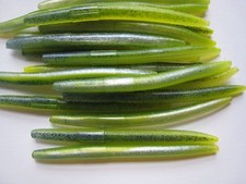 100PK 5" Senko Style-''SEXY SHAD" Color-Soft Plastic Worm Lures-SCENT & SALT-USA