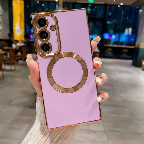 Phone Case For Samsung S24 Plus S23 Ultra S22 S21 FE S20 Magnetic Soft TPU Cover - Zdjęcie 17 z 17