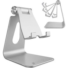 Techly Supporto Porta Smartphone e Tablet Universale e Regolabile da Scrivania