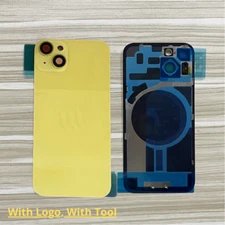 Big Hole Glass Back Housing Rear Battery Cover For iPhone 14/14 Plus Replacement