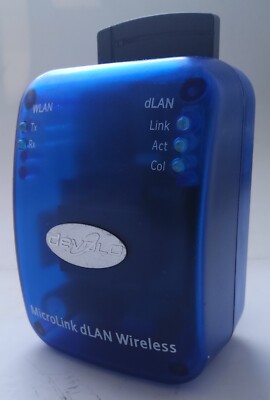 devolo MicroLink dLAN Wireless Wireless Adapter with WLAN Interface in Blue