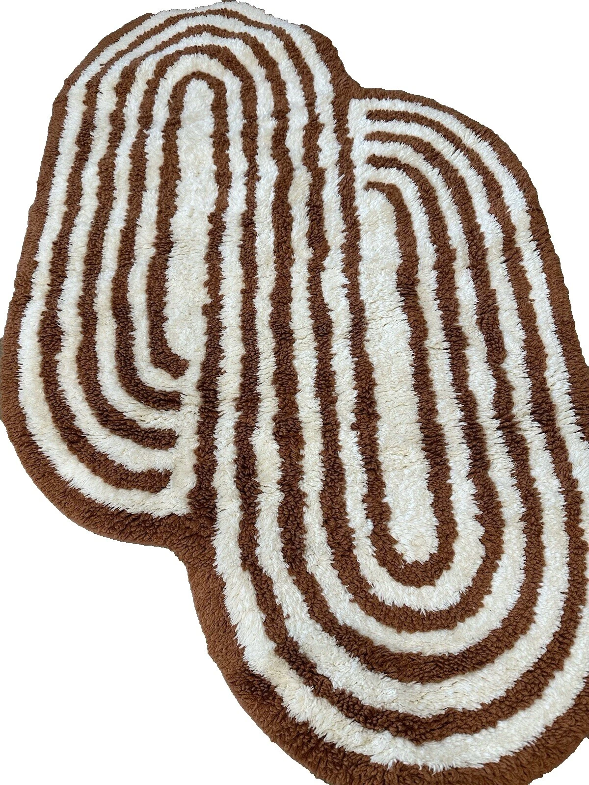 Irregular alfombras de baño de baño 100% algodón cubre