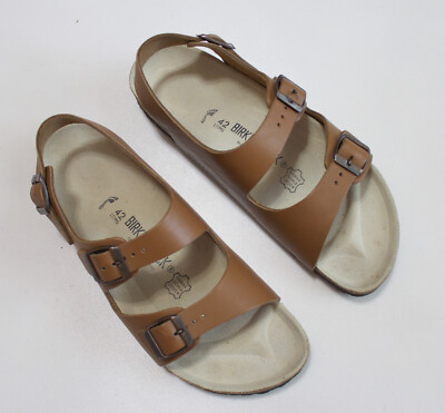 Birkenstock Milano Sandal Brown 42 NEW Birkenstock Milano Back Strap Sandals Mens Size 42 US 9-9.5  main image 4