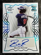 2021 Leaf Trinity PLATINUM ROOKIE AUTO Brayan Rocchio 89/99