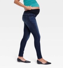 Over Belly Skinny Maternity Jeans Isabel Maternity by Ingrid  Isabel Dark, Sz 6