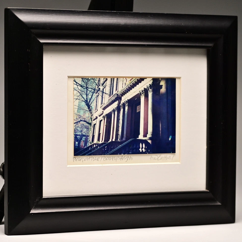 Fotografía original de colección firmada por Pierrepont Place Brooklyn Heights NY de Garner Foto 3 de 4