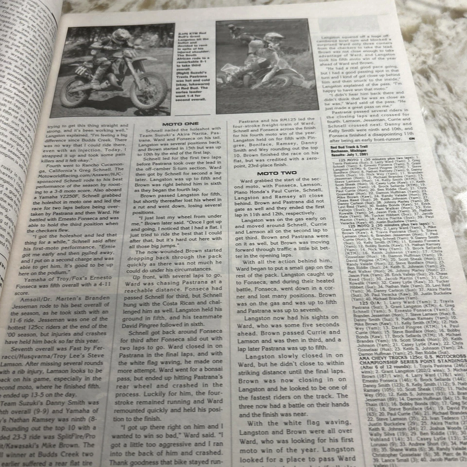 Cycle News Magazine July 11, 2001 - Image 4 of 4