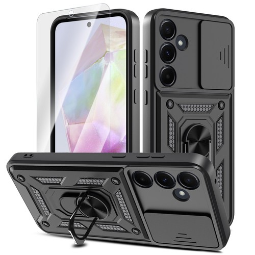 For Samsung Galaxy A35 Mag-Safe Case Stand Cover+Tempered Glass Screen Protector - Zdjęcie 24 z 83