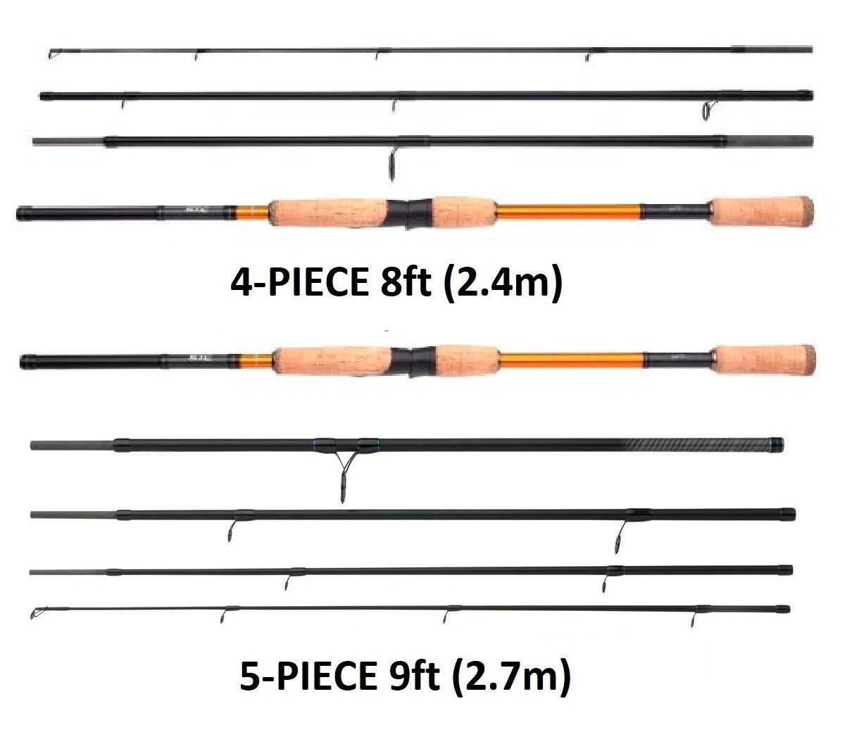 Shimano STC AX Travel Spinning Rods 8ft(2.40m) & 9ft(2.70m) LATEST VERSIONS