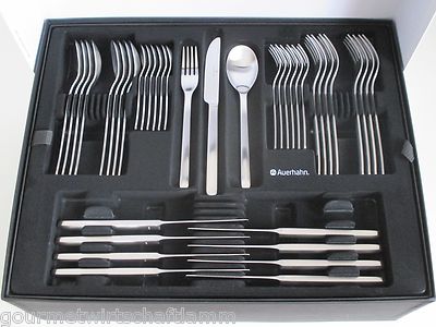 AUERHAHN BESTECK ALTERA 88-TEILIG EDELSTAHL MATTIERT