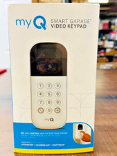 myQ Smart Garage Door Video Keypad with Wide-Angle Camera - White