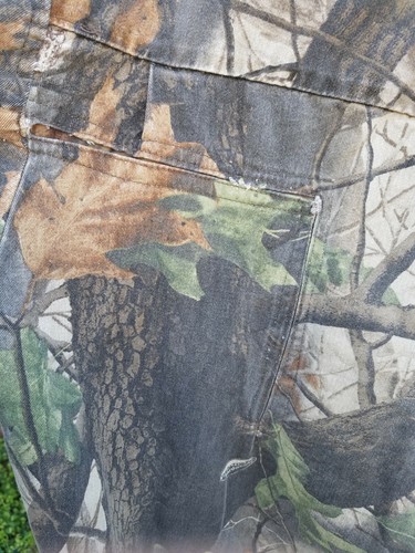 Redhead Realtree Hardwoods Camouflage Hunting Shirt Medium Button Down Outdoors - Picture 4 of 11