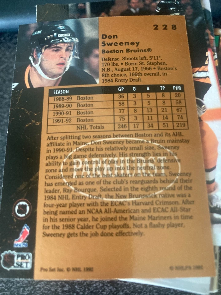 1992-93 PRO SET PARKHURST HOCKEY SERIES 2 CARDS BRONZE BACKS YOU PICK - Image 2 of 2