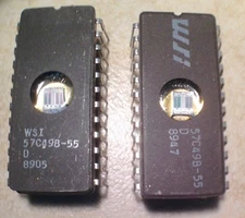 Wafer Scale 57C49B-55 57C49 64K High Speed CMOS EPROM - UV Eraseable