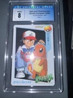 1998 CGC 8 Near Mint-Mint Ash & Charmander #27 Bandai Carddass Vending Series