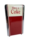 Vintage Coca Cola Coke Napkin Holder Dispenser 1992 Red Chrome 50's Diner Style
