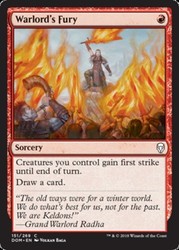 Warlord's Fury - Foil - Dominaria DOM MTG
