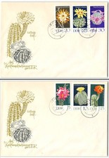 German Democratic Republic #1251-1256 FDC, 1970