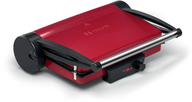 Bistecchiera Elettrica Griglia Tostiera BOSCH 2 Piastre Antiaderente 2000 Watt, fotografia 4 di 12