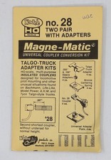 Kadee 28 HO 20-Series Coupler Medium 19/64 Center-Set Shank Two Pair