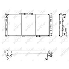 Radiateur Mazda 323